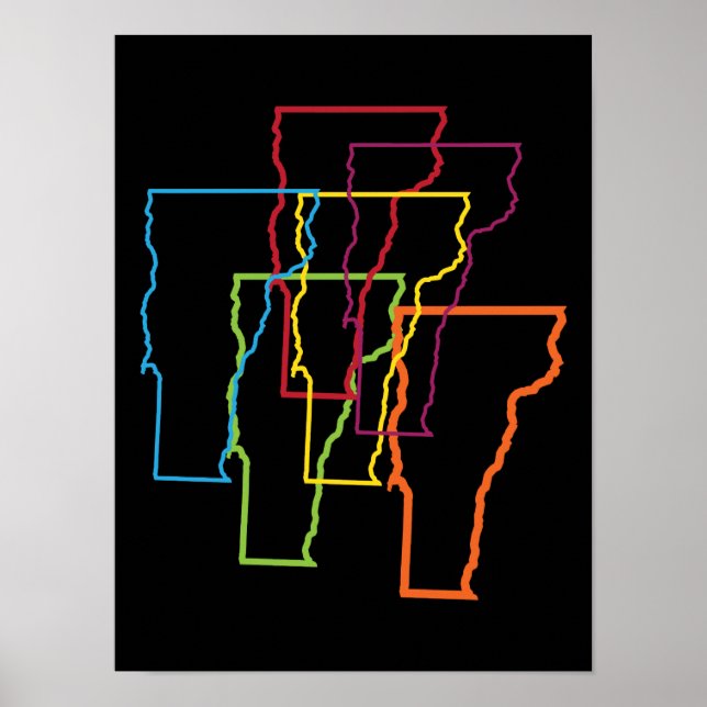 vermont pride blur poster (Front)