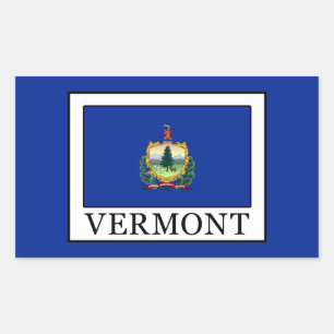 Vermont Rectangular Sticker