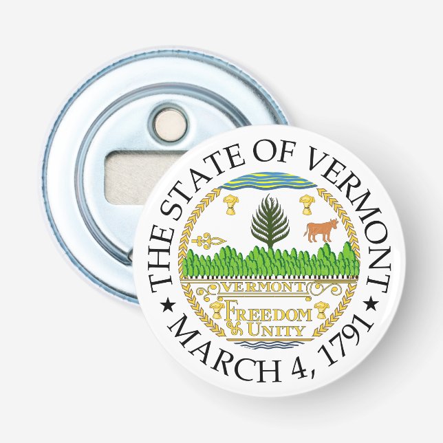 Vermont sign bottle opener (Front)