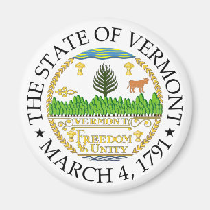 Vermont sign magnet
