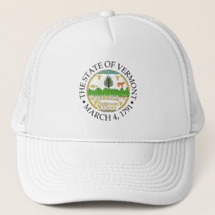 Vermont sign trucker hat