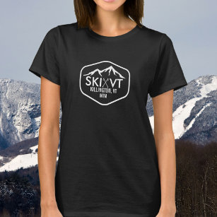 Vermont Skiing Killington Stowe Okemo Sugarbush T-Shirt