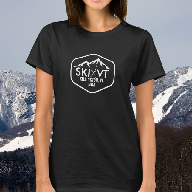 Vermont Skiing Killington Stowe Okemo Sugarbush T-Shirt (Creator Uploaded)