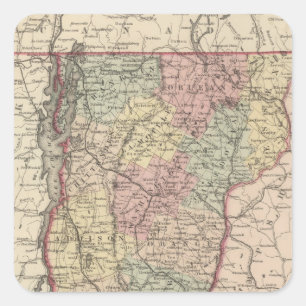 Vermont Square Sticker