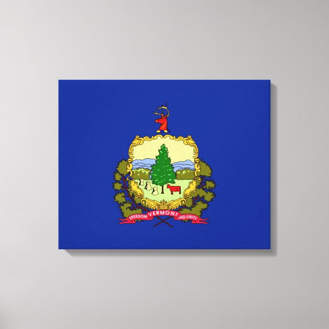 Vermont State Flag Design Decor (Front)
