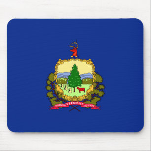 Vermont State Flag Design Mouse Mat