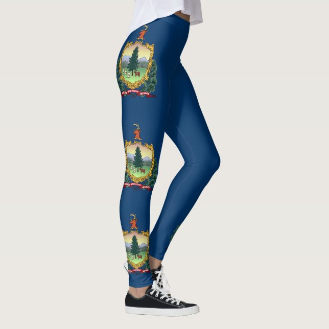 Vermont State Flag Leggings (Right)