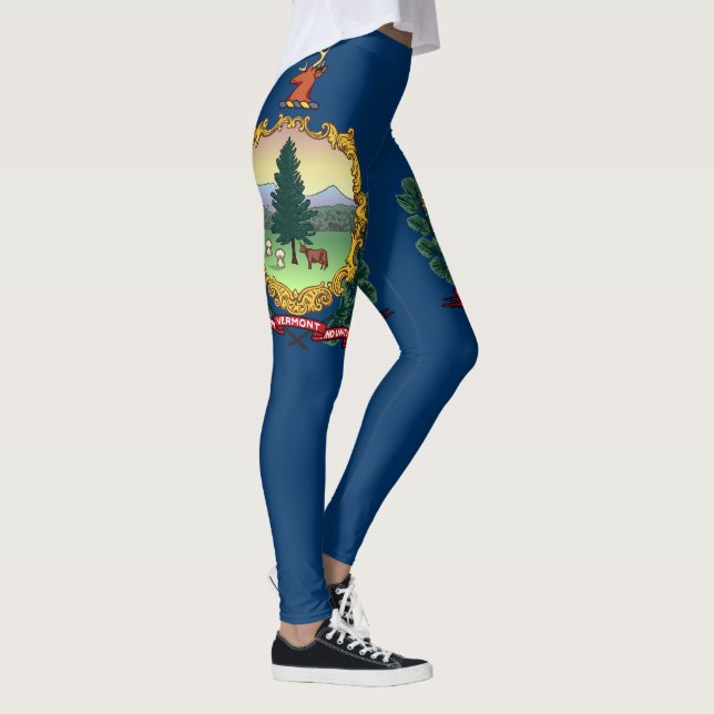 Vermont State Flag Leggings (Right)