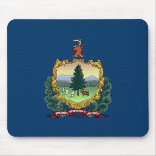 Vermont State Flag Mouse Mat