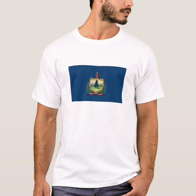 Vermont State Flag T-Shirt (Front)