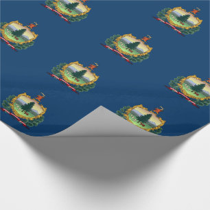 Vermont State Flag Wrapping Paper