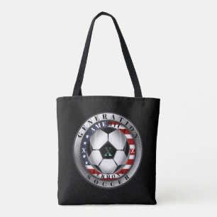 Vermont State Generation X American Soccer Tote Bag