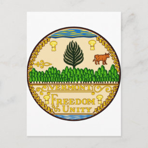 Vermont State Seal Postcard