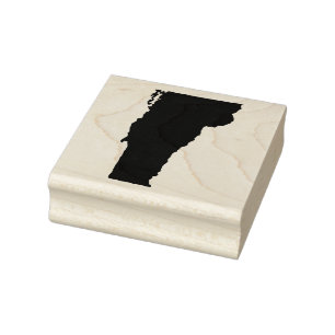 Vermont State Solid Rubber Art Stamp