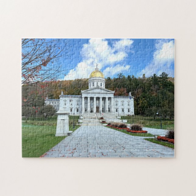 Vermont Statehouse Jigsaw Puzzle (Horizontal)