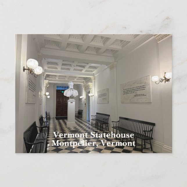 Vermont Statehouse Postcard (Front)