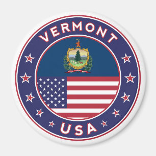 Vermont sticker, phone case, tote bag, wall clock magnet