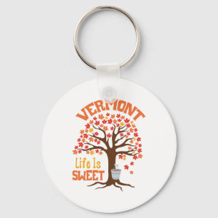 Vermont Sweet Life Key Ring
