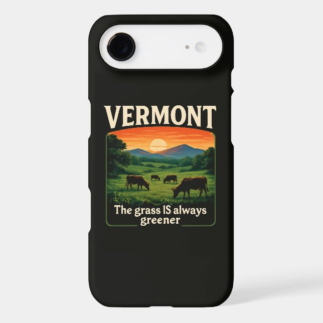 Vermont The Grass Is Always Greener Funny Sarcasti (Back)