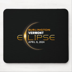 Vermont Total Solar Eclipse 2024  Mouse Mat