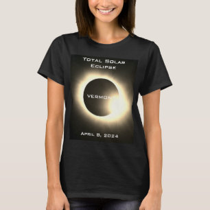 VERMONT Total solar eclipse April 8, 2024 T-Shirt