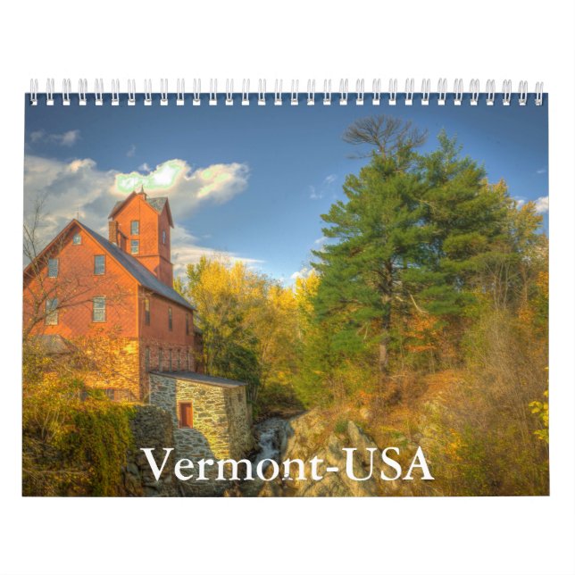  Vermont-USA Calendar (Cover)