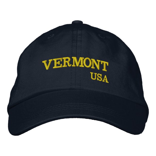 Vermont USA Embroidered Hat (Front)