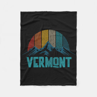 Vermont Vintage Souvenir Fleece Blanket