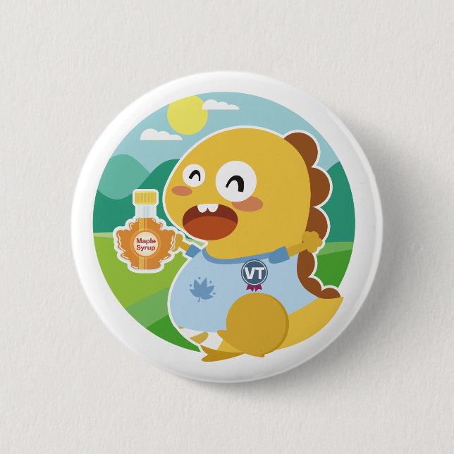 Vermont VIPKID Button (Front)