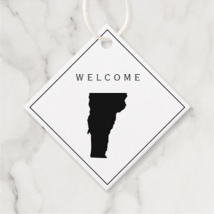 Vermont Welcome Bag Gift Tags for Wedding Weekend
