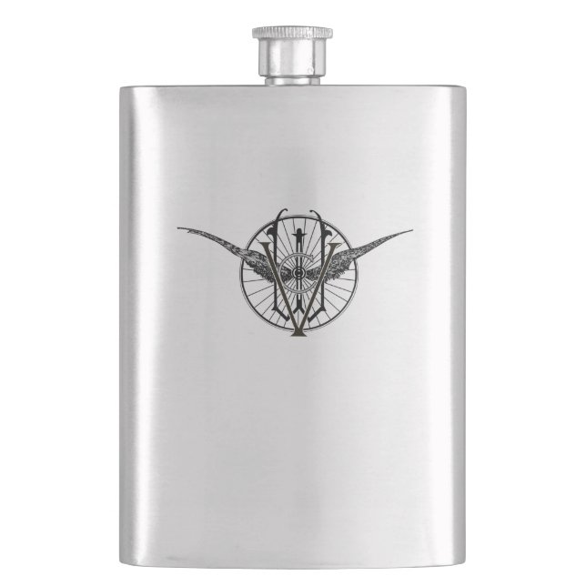 Vermont Wheel Club Flask (Front)