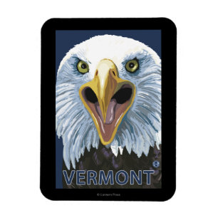 VermontEagle Up Close Magnet