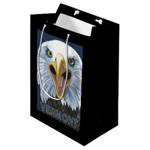 VermontEagle Up Close Medium Gift Bag