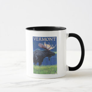 VermontMoose in the Moonlight Mug
