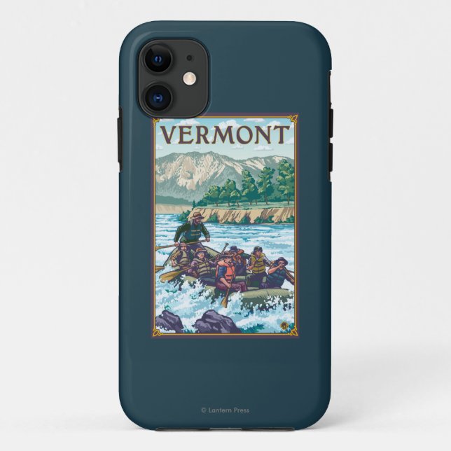 VermontRiver Rafting Scene Case-Mate iPhone Case (Back)