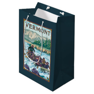 VermontRiver Rafting Scene Medium Gift Bag