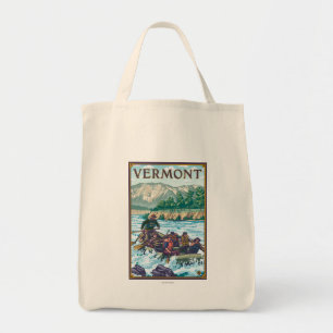 VermontRiver Rafting Scene Tote Bag