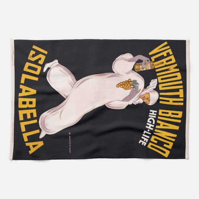 Vermouth Bianco, high-life, Isolabella Tea Towel (Horizontal)