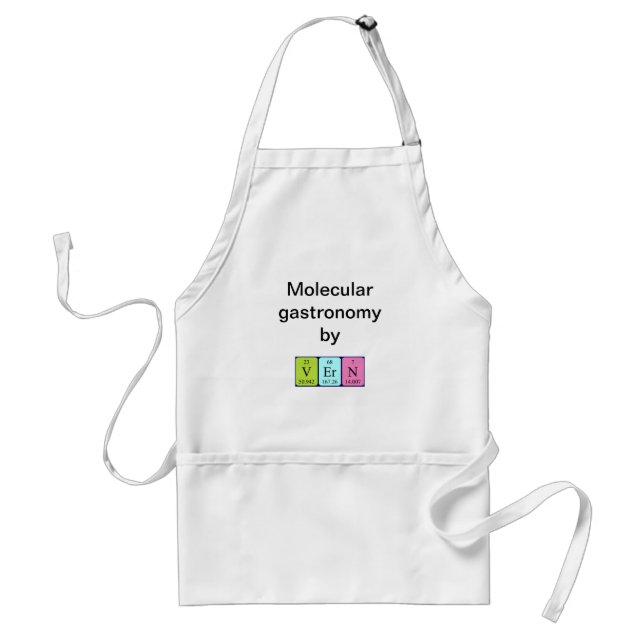 Vern periodic table name apron (Front)