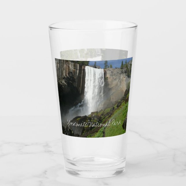 Vernal Falls I in Yosemite National Park Glass (Front)