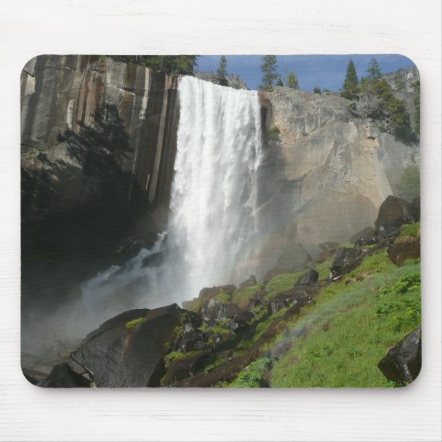 Vernal Falls I in Yosemite National Park Mouse Mat (Front)