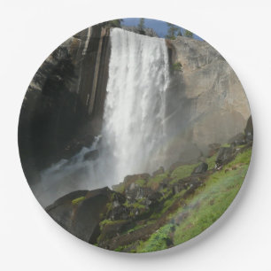Vernal Falls I in Yosemite National Park Paper Plate