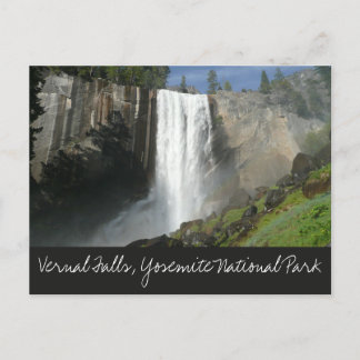 Vernal Falls I in Yosemite National Park Postcard