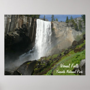 Vernal Falls I in Yosemite National Park Poster