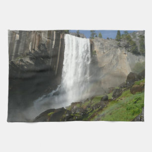 Vernal Falls I in Yosemite National Park Tea Towel