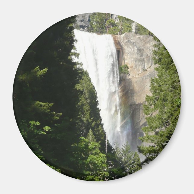Vernal Falls II in Yosemite National Park Magnet (Front)