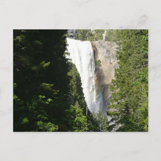 Vernal Falls II in Yosemite National Park Postcard (Front)