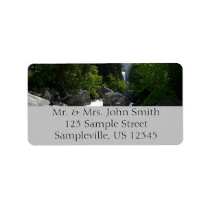 Vernal Falls in the Distance at Yosemite Label