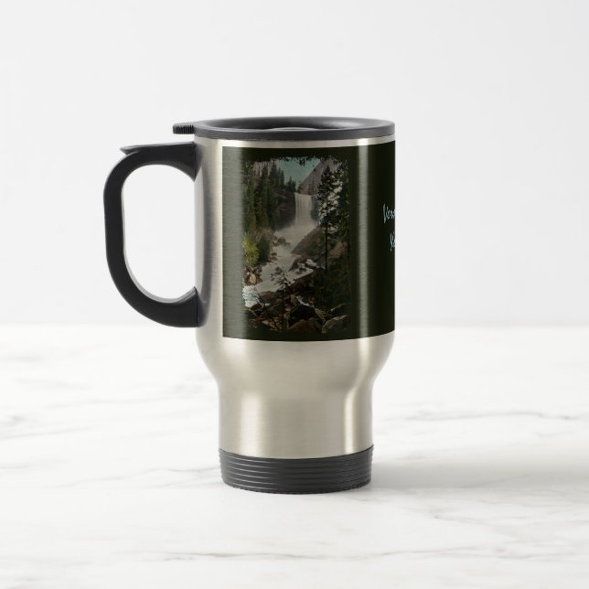 Vernal Falls Painted Travel Mug (Left)
