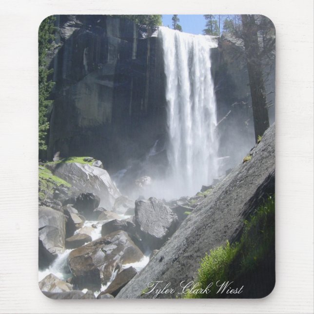 Vernal Falls, Yosemite California Mouse Mat (Front)